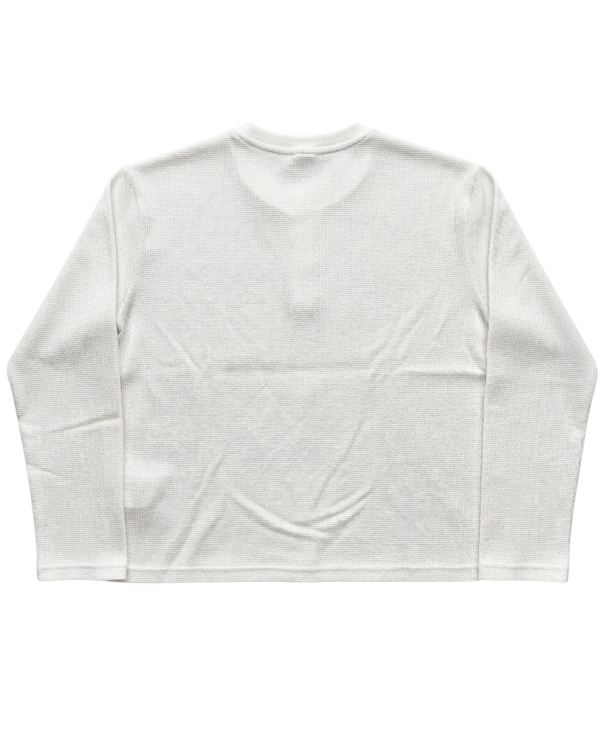 Ivory Waffle Henley
