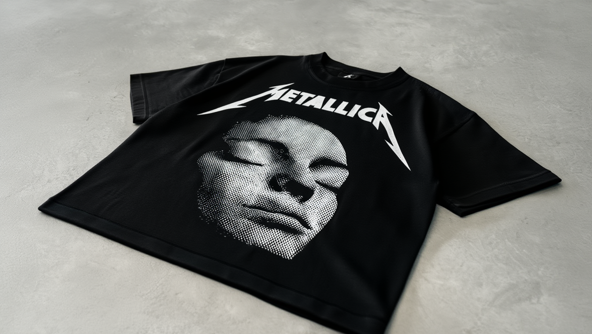 Void Metal Face – Heavy Graphic Crop Tee